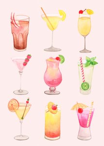 Vibrant Summer Cocktails