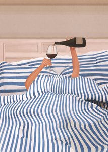 Wine In Bed
