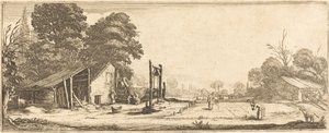 The Garden by Follower of Jacques Callot