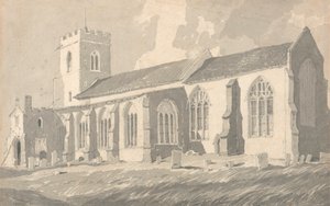 South Side of Catfield Church, Norfolk by Follower of John Sell Cotman