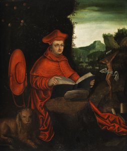 Cardinal Albrecht of Brandenburg as Church Father Jerome