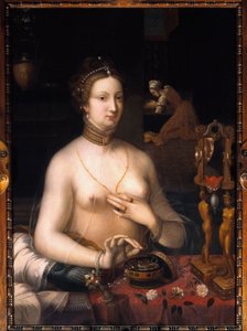 The Lady at Her Toilet
