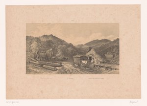 Lumberjacks in the Black Forest by Fortuné Ferogio