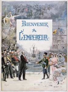 Nicholas II of Russia and Félix Faure, President of the French Republic