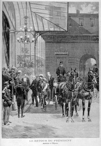 The Return of Felix Faure, President of France, to Paris, After His Visit to Russia
