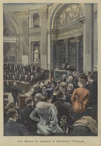 A Reception Session at the Academie Francaise, Paris by Fortune Louis Meaulle