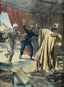 Attempted Suicide of Samory Toure, Prisoner of the French in 1899