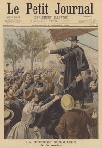 French nationalist politician Paul Deroulede making a speech by Fortune Louis Meaulle