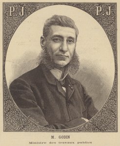 Jules Godin, French Minister of Public Works by Fortune Louis Meaulle