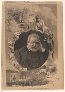 Portrait of Victor Hugo (1802-1881, The Celebration of Victor Hugo) by Fortune Louis Meaulle