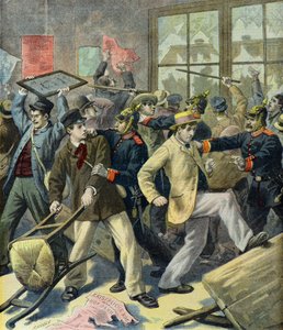 Rebellion of Conscripts from Alsace Lorraine in German Stations by Fortune Louis Meaulle