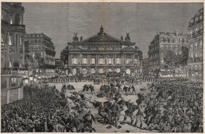 Riots in Paris objecting to the performance of Richard Wagner