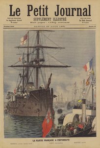 The French Fleet at Portsmouth by Fortune Louis Meaulle