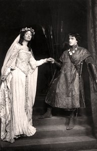 Dorothea Baird 1875-1933 and Harcourt Williams 1880-1957 in Paola and Francesca, 1907