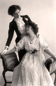 Lily Elsie and Adrienne Augarde, English actresses