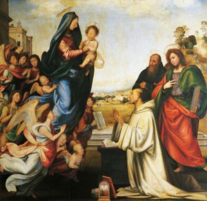 Apparition of the Virgin to St Bernard