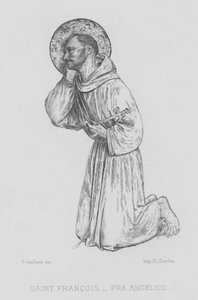 St Francis of Assisi by Fra (after) Angelico