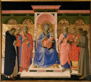 Annalena Altar by Fra (c.1387-1455) Angelico