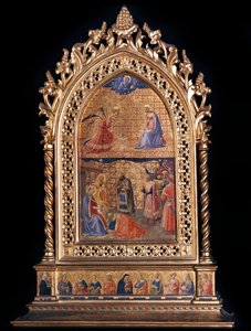 Annunciation and Adoration of the Magi by Fra  Angelico