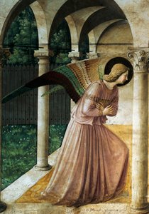 Annunciation by Fra Angelico (detail)