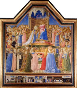 The Coronation of the Virgin by Fra  Angelico