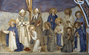 Crucifixion with Saints (detail)