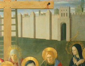 Inset Depicting the Mourning of Christ, Panel from the Armadio degli Argenti (Silver Chest) with the Life of Jesus by Fra (c.1387 1455) Angelico
