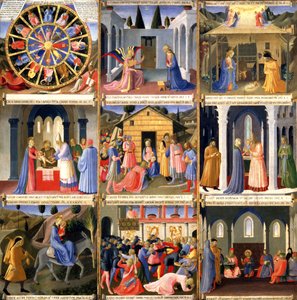 Scenes from the Nativity, Panel One from the Silver Treasury of Santissima Annunziata, c.1450-53