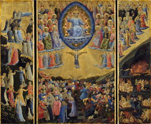The Last Judgment (Winged Altar, early 15th century) by Fra  Angelico