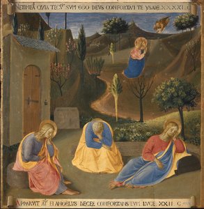 The Agony in the Garden of Gethsemane by Fra  Angelico