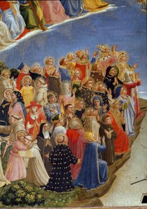 The Last Judgment: (detail) by Fra  Angelico