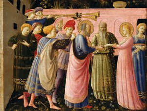 The Annunciation (Altarpiece) by Fra Angelico, c.1440
