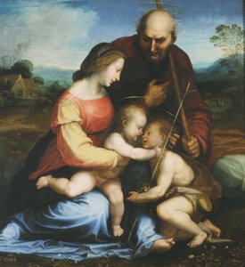 Holy Family and Saint John