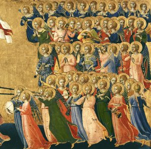 Christ Glorified in the Court of Heaven (detail)