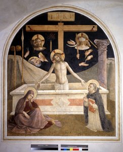 Christ Rising from His Tomb. 1438/1445. Fresco by Guido di Pietro by Fra Angelico