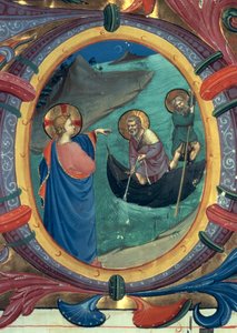 The Calling of St. Peter and St. Andrew (detail) by Fra Angelico