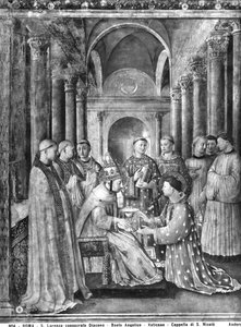 Pope Sixtus II Confers the Diaconate on St. Lawrence from the Chapel of Nicholas V