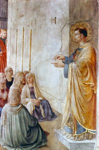 St Stephen Preaching (detail)