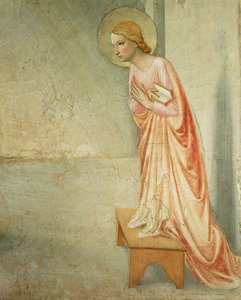 The Annunciation (detail of the Virgin)