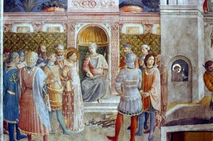 The Judgement of St Laurence, mid 15th century by Fra Angelico