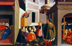 The Vocation of St Nicholas, 1437 by Fra Angelico