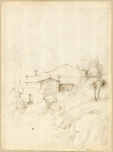 Monastery on the Slope of a Rocky Hill