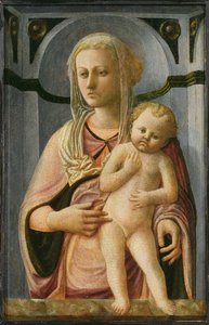 Madonna and Child (detail) by Fra Filippo Lippi
