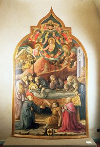 The Funeral of St. Jerome by Fra Filippo Lippi