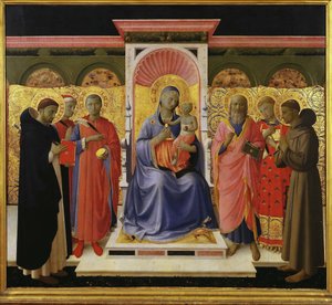 Sacra Conversazione Annalena Altarpiece by Fra Giovanni Angelico da Fiesole