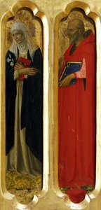 Saint Catherine of Siena and Saint Jerome From the Perugia Altarpiece
