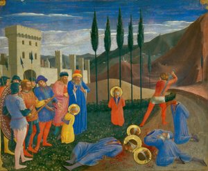 The Beheading of Saint Cosmas and Saint Damian, c. 1440 by Fra Giovanni Angelico da Fiesole