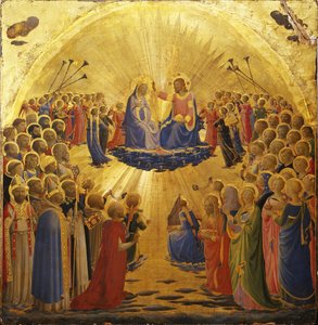 The Coronation of the Virgin by Fra Giovanni Angelico da Fiesole