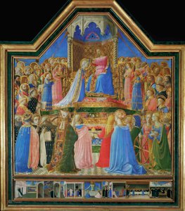 The Coronation of the Virgin by Fra Giovanni Angelico da Fiesole
