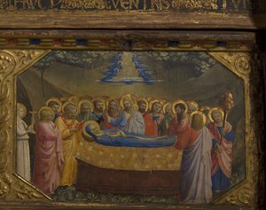 The Death of the Virgin (Detail) by Fra Giovanni Angelico da Fiesole
